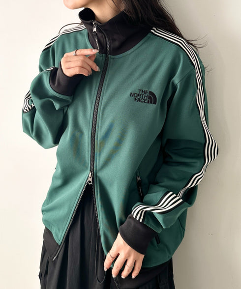 THE NORTH FACE(ザ・ノースフェイス)/トラックジャケット トラックブルゾン ジャージ  スタンドネック  ロゴ刺繍/TNF TRACK JACKET | IM2254101 | グリーン