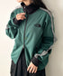 THE NORTH FACE(ザ・ノースフェイス)/トラックジャケット トラックブルゾン ジャージ  スタンドネック  ロゴ刺繍/TNF TRACK JACKET | IM2254101 | グリーン