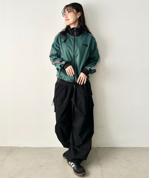 THE NORTH FACE(ザ・ノースフェイス)/トラックジャケット トラックブルゾン ジャージ  スタンドネック  ロゴ刺繍/TNF TRACK JACKET | IM2254101 | グリーン