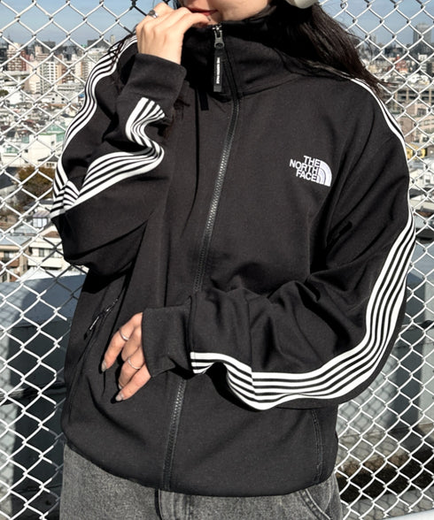 THE NORTH FACE(ザ・ノースフェイス)/トラックジャケット トラックブルゾン ジャージ  スタンドネック  ロゴ刺繍/TNF TRACK JACKET | IM2254101 | ブラック