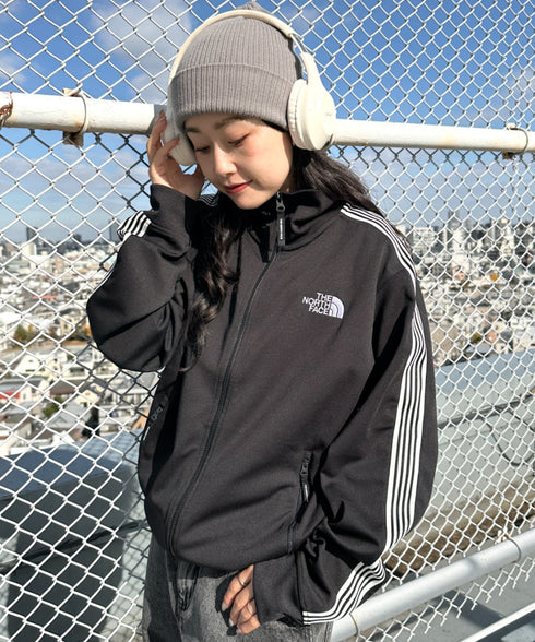 THE NORTH FACE(ザ・ノースフェイス)/トラックジャケット トラックブルゾン ジャージ  スタンドネック  ロゴ刺繍/TNF TRACK JACKET | IM2254101 | ブラック