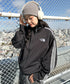 THE NORTH FACE(ザ・ノースフェイス)/トラックジャケット トラックブルゾン ジャージ  スタンドネック  ロゴ刺繍/TNF TRACK JACKET | IM2254101 | ブラック