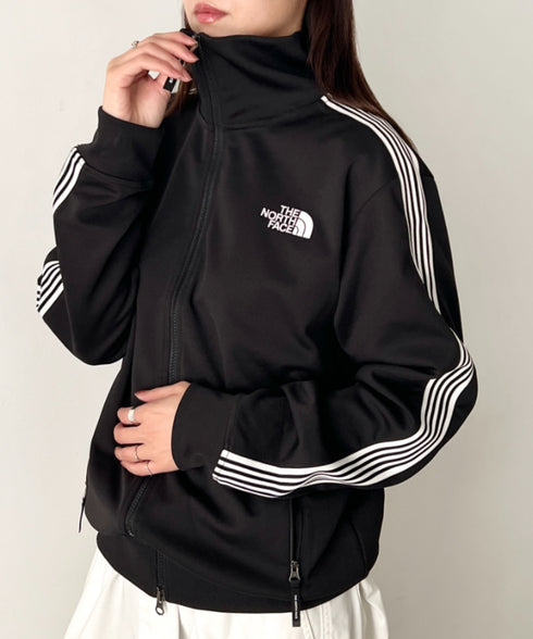 THE NORTH FACE(ザ・ノースフェイス)/トラックジャケット トラックブルゾン ジャージ  スタンドネック  ロゴ刺繍/TNF TRACK JACKET | IM2254101 | ブラック