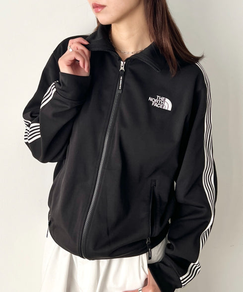 THE NORTH FACE(ザ・ノースフェイス)/トラックジャケット トラックブルゾン ジャージ  スタンドネック  ロゴ刺繍/TNF TRACK JACKET | IM2254101 | ブラック
