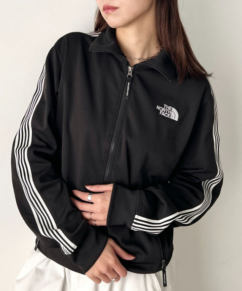 THE NORTH FACE(ザ・ノースフェイス)/トラックジャケット トラックブルゾン ジャージ  スタンドネック  ロゴ刺繍/TNF TRACK JACKET | IM2254101 | ブラック