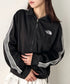 THE NORTH FACE(ザ・ノースフェイス)/トラックジャケット トラックブルゾン ジャージ  スタンドネック  ロゴ刺繍/TNF TRACK JACKET | IM2254101 | ブラック