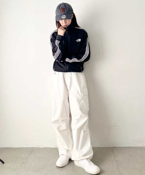 THE NORTH FACE(ザ・ノースフェイス)/トラックジャケット トラックブルゾン ジャージ  スタンドネック  ロゴ刺繍/TNF TRACK JACKET | IM2254101 | ブラック