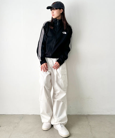 THE NORTH FACE(ザ・ノースフェイス)/トラックジャケット トラックブルゾン ジャージ  スタンドネック  ロゴ刺繍/TNF TRACK JACKET | IM2254101 | ブラック