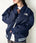THE NORTH FACE(ザ・ノースフェイス)/ロゴ刺繍 スタジャン ボンバージャケット ブルゾン/M'S BRETON JACKET | IM2254103 | ネイビー