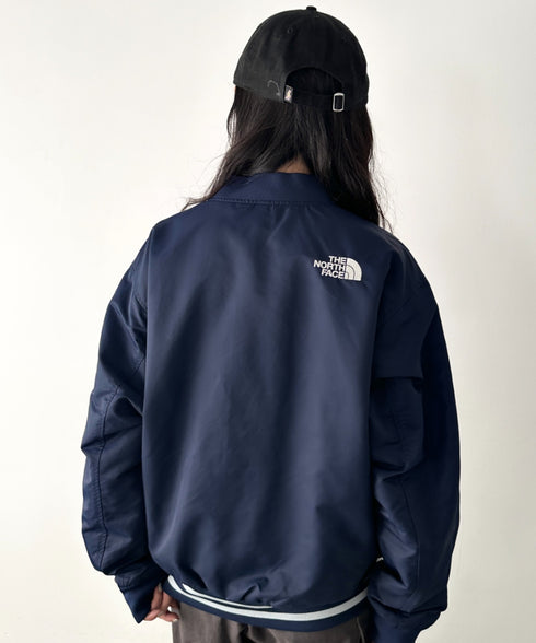 THE NORTH FACE(ザ・ノースフェイス)/ロゴ刺繍 スタジャン ボンバー THE NORTH FACE(ザ・ノースフェイス)/ロゴ刺繍 スタジャン ボンバー