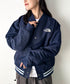 THE NORTH FACE(ザ・ノースフェイス)/ロゴ刺繍 スタジャン ボンバージャケット ブルゾン/M'S BRETON JACKET | IM2254103 | ネイビー
