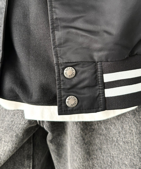 THE NORTH FACE(ザ・ノースフェイス)/ロゴ刺繍 スタジャン ボンバージャケット ブルゾン/M'S BRETON JACKET | IM2254103 | ブラック
