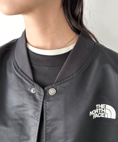 THE NORTH FACE(ザ・ノースフェイス)/ロゴ刺繍 スタジャン ボンバージャケット ブルゾン/M'S BRETON JACKET | IM2254103 | ブラック