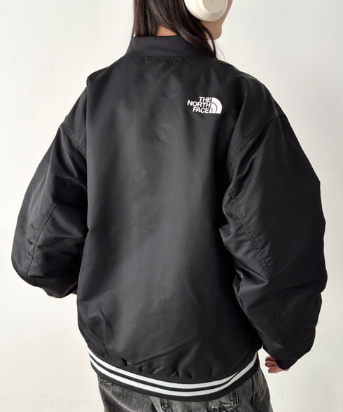 THE NORTH FACE(ザ・ノースフェイス)/ロゴ刺繍 スタジャン ボンバージャケット ブルゾン/M'S BRETON JACKET | IM2254103 | ブラック