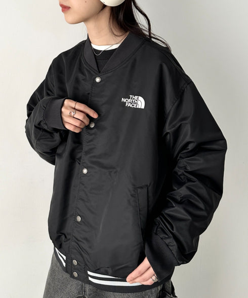 THE NORTH FACE(ザ・ノースフェイス)/ロゴ刺繍 スタジャン ボンバージャケット ブルゾン/M'S BRETON JACKET | IM2254103 | ブラック