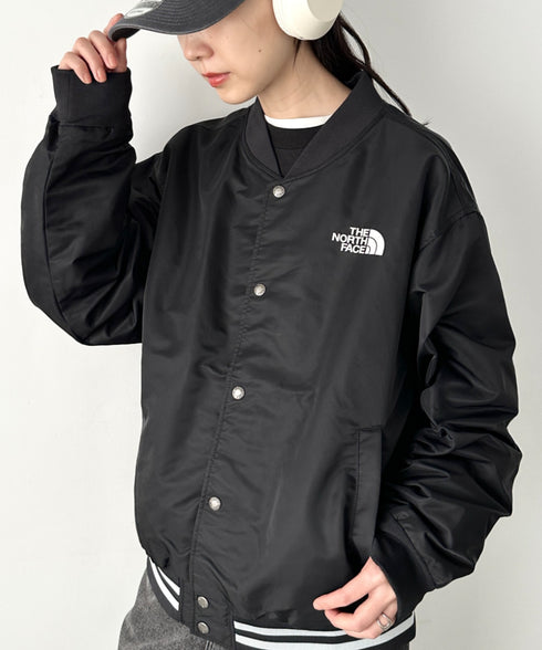 THE NORTH FACE(ザ・ノースフェイス)/ロゴ刺繍 スタジャン ボンバージャケット ブルゾン/M'S BRETON JACKET | IM2254103 | ブラック