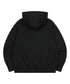 MUCENT(ムセント)/配色 ロゴパッチ フルジップパーカー フーディー/WADI APPLIQUE LOGO HOOD ZIP-UP | AT2261002 | ブラック