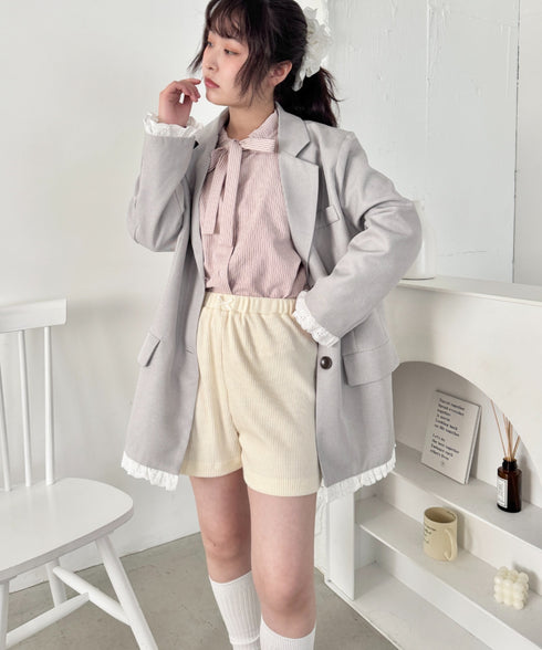 リブショートパンツ | SL2265018 | アイボリー