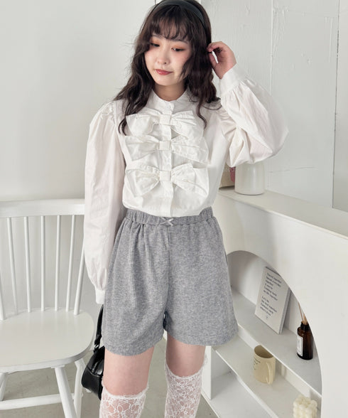 リブショートパンツ | SL2265018 | グレー