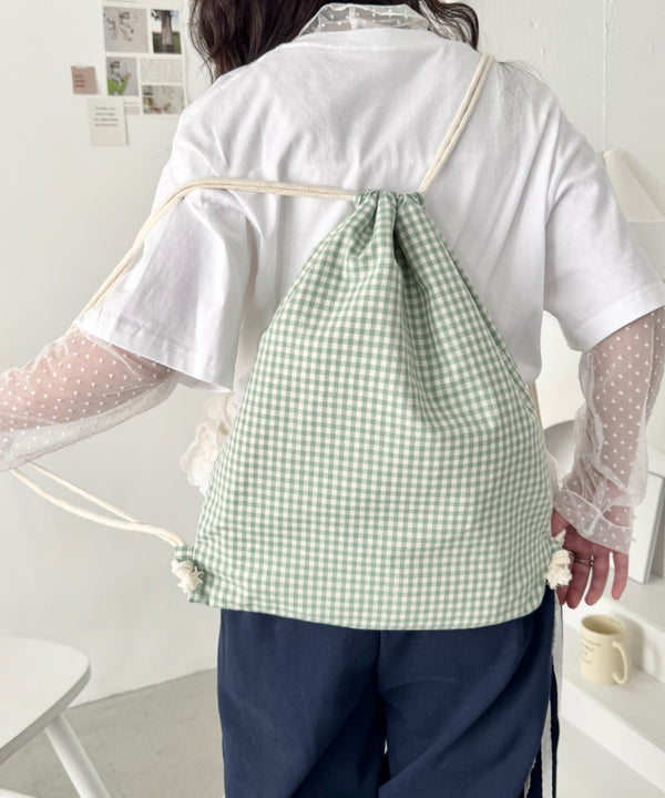 柄アソートカジュアルナップサック | SL1265019 | ミント