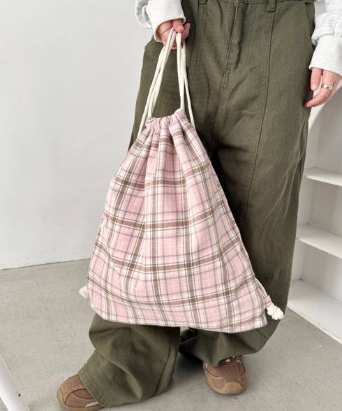 柄アソートカジュアルナップサック | SL1265019 | ピンク