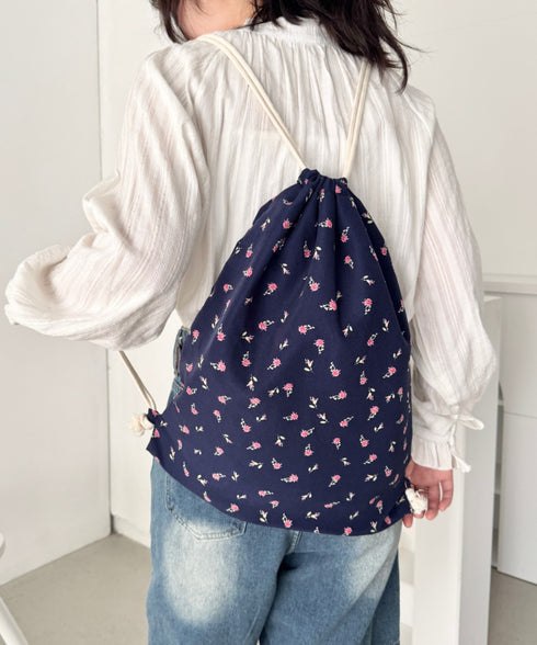 柄アソートカジュアルナップサック | SL1265019 | ネイビー