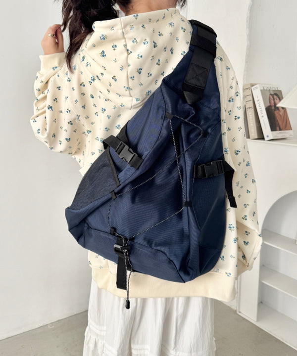 ドローコードワンショルダーナイロンボディバッグ | SL1265021 | ネイビー