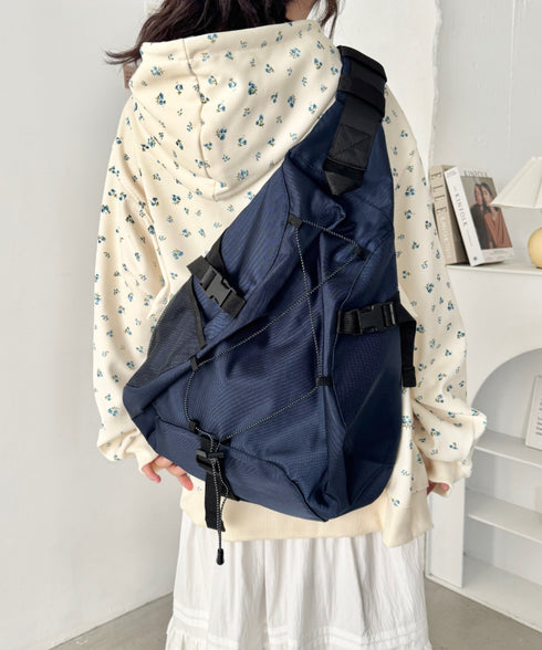ドローコードワンショルダーナイロンボディバッグ | SL1265021 | ネイビー