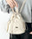 THE NORTH FACE(ザ・ノースフェイス)/軽量 巾着バッグ バケットバッグ ミニショルダーバッグ/BONNEY BUCKET BAG MINI | IM1261010 | クリーム