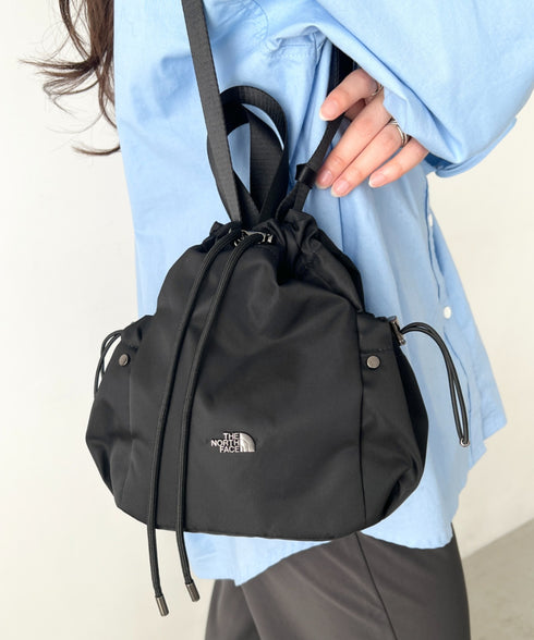 THE NORTH FACE(ザ・ノースフェイス)/軽量 巾着バッグ バケットバッグ ミニショルダーバッグ/BONNEY BUCKET BAG MINI | IM1261010 | ブラック