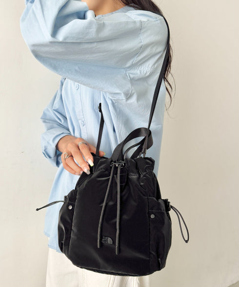 THE NORTH FACE(ザ・ノースフェイス)/軽量 巾着バッグ バケットバッグ ミニショルダーバッグ/BONNEY BUCKET BAG MINI | IM1261010 | ブラック系その他