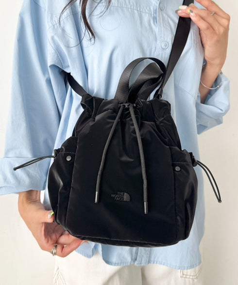 THE NORTH FACE(ザ・ノースフェイス)/軽量 巾着バッグ バケットバッグ ミニショルダーバッグ/BONNEY BUCKET BAG MINI | IM1261010 | ブラック系その他