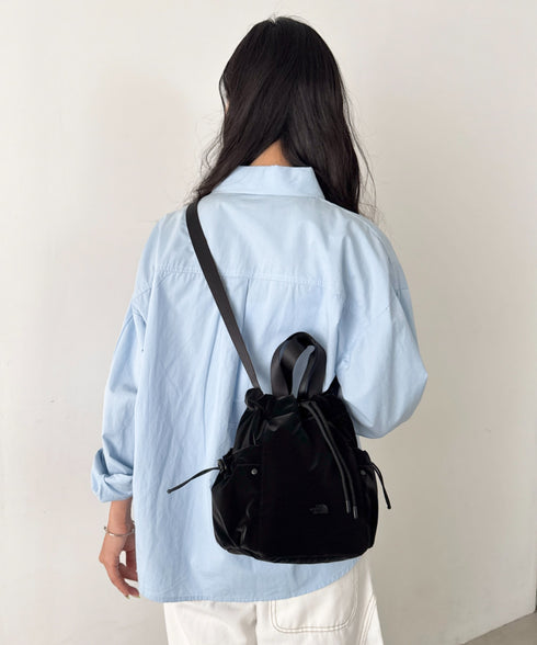 THE NORTH FACE(ザ・ノースフェイス)/軽量 巾着バッグ バケットバッグ ミニショルダーバッグ/BONNEY BUCKET BAG MINI | IM1261010 | ブラック系その他