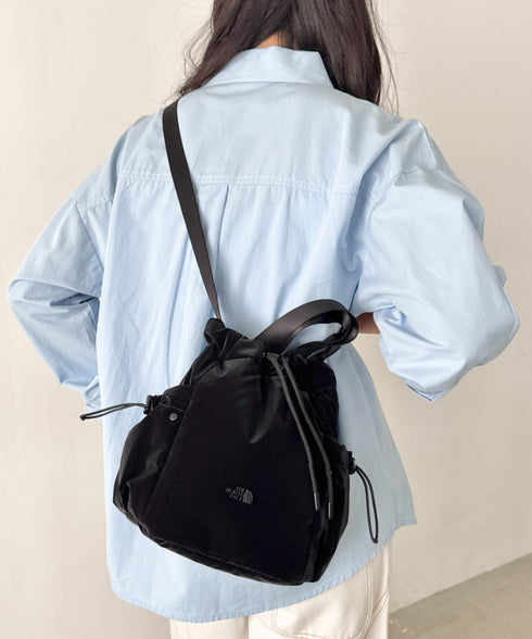 THE NORTH FACE(ザ・ノースフェイス)/軽量 巾着バッグ バケットバッグ ミニショルダーバッグ/BONNEY BUCKET BAG MINI | IM1261010 | ブラック系その他