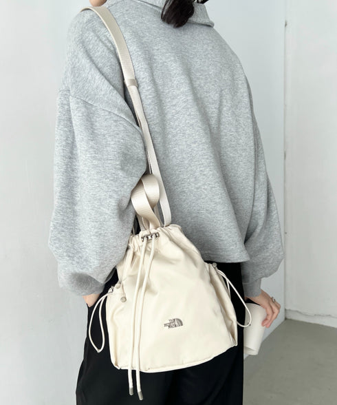 THE NORTH FACE(ザ・ノースフェイス)/軽量 巾着バッグ バケットバッグ ミニショルダーバッグ/BONNEY BUCKET BAG MINI | IM1261010 | クリーム