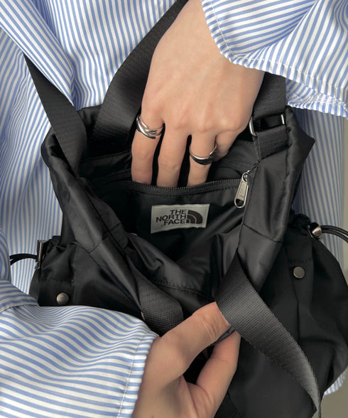 THE NORTH FACE(ザ・ノースフェイス)/軽量 巾着バッグ バケットバッグ ミニショルダーバッグ/BONNEY BUCKET BAG MINI | IM1261010 | ブラック