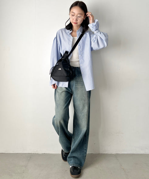 THE NORTH FACE(ザ・ノースフェイス)/軽量 巾着バッグ バケットバッグ ミニショルダーバッグ/BONNEY BUCKET BAG MINI | IM1261010 | ブラック