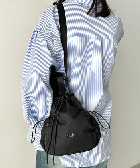 THE NORTH FACE(ザ・ノースフェイス)/軽量 巾着バッグ バケットバッグ ミニショルダーバッグ/BONNEY BUCKET BAG MINI | IM1261010 | ブラック