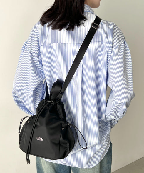 THE NORTH FACE(ザ・ノースフェイス)/軽量 巾着バッグ バケットバッグ ミニショルダーバッグ/BONNEY BUCKET BAG MINI | IM1261010 | ブラック