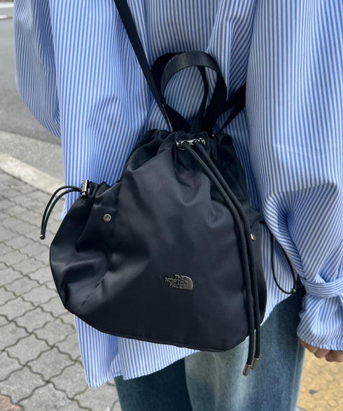 THE NORTH FACE(ザ・ノースフェイス)/軽量 巾着バッグ バケットバッグ ミニショルダーバッグ/BONNEY BUCKET BAG MINI | IM1261010 | ブラック