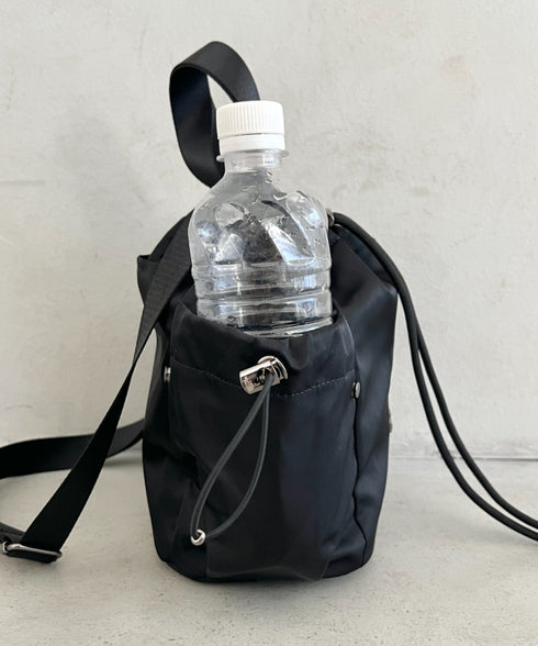 THE NORTH FACE(ザ・ノースフェイス)/軽量 巾着バッグ バケットバッグ ミニショルダーバッグ/BONNEY BUCKET BAG MINI | IM1261010 | グレー