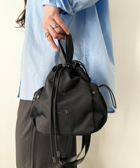 THE NORTH FACE(ザ・ノースフェイス)/軽量 巾着バッグ バケットバッグ ミニショルダーバッグ/BONNEY BUCKET BAG MINI | IM1261010 | ブラック