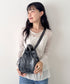 THE NORTH FACE(ザ・ノースフェイス)/軽量 巾着バッグ バケットバッグ ミニショルダーバッグ/BONNEY BUCKET BAG MINI | IM1261010 | グレー