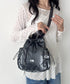 THE NORTH FACE(ザ・ノースフェイス)/軽量 巾着バッグ バケットバッグ ミニショルダーバッグ/BONNEY BUCKET BAG MINI | IM1261010 | グレー