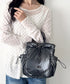 THE NORTH FACE(ザ・ノースフェイス)/軽量 巾着バッグ バケットバッグ ミニショルダーバッグ/BONNEY BUCKET BAG MINI | IM1261010 | グレー