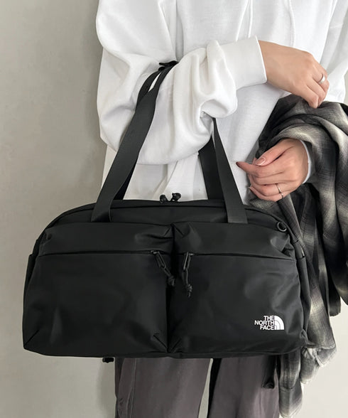 THE NORTH FACE(ザ・ノースフェイス)/A4収納可 軽量 ダッフルバッグ ショルダーバッグ ボストンバッグ ロゴプリント/SP DUFFLE BAG S | IM1261011 | ブラック