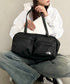 THE NORTH FACE(ザ・ノースフェイス)/A4収納可 軽量 ダッフルバッグ ショルダーバッグ ボストンバッグ ロゴプリント/SP DUFFLE BAG S | IM1261011 | ブラック