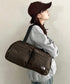 THE NORTH FACE(ザ・ノースフェイス)/A4収納可 軽量 ダッフルバッグ ショルダーバッグ ボストンバッグ ロゴプリント/SP DUFFLE BAG S | IM1261011 | ブラウン