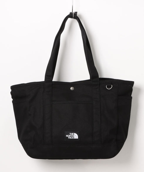 THE NORTH FACE(ザ・ノースフェイス)/ALL-DAY TOTE L_PLUS/TNF A4 PC収納 ビッグサイズ トートバッグ 横型トート コットン素材 | IM1261013 | ブラック