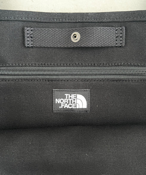 THE NORTH FACE(ザ・ノースフェイス)/ALL-DAY TOTE L_PLUS/TNF A4 PC収納 ビッグサイズ トートバッグ 横型トート コットン素材 | IM1261013 | ブラック
